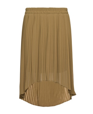 Midi pleated skirt